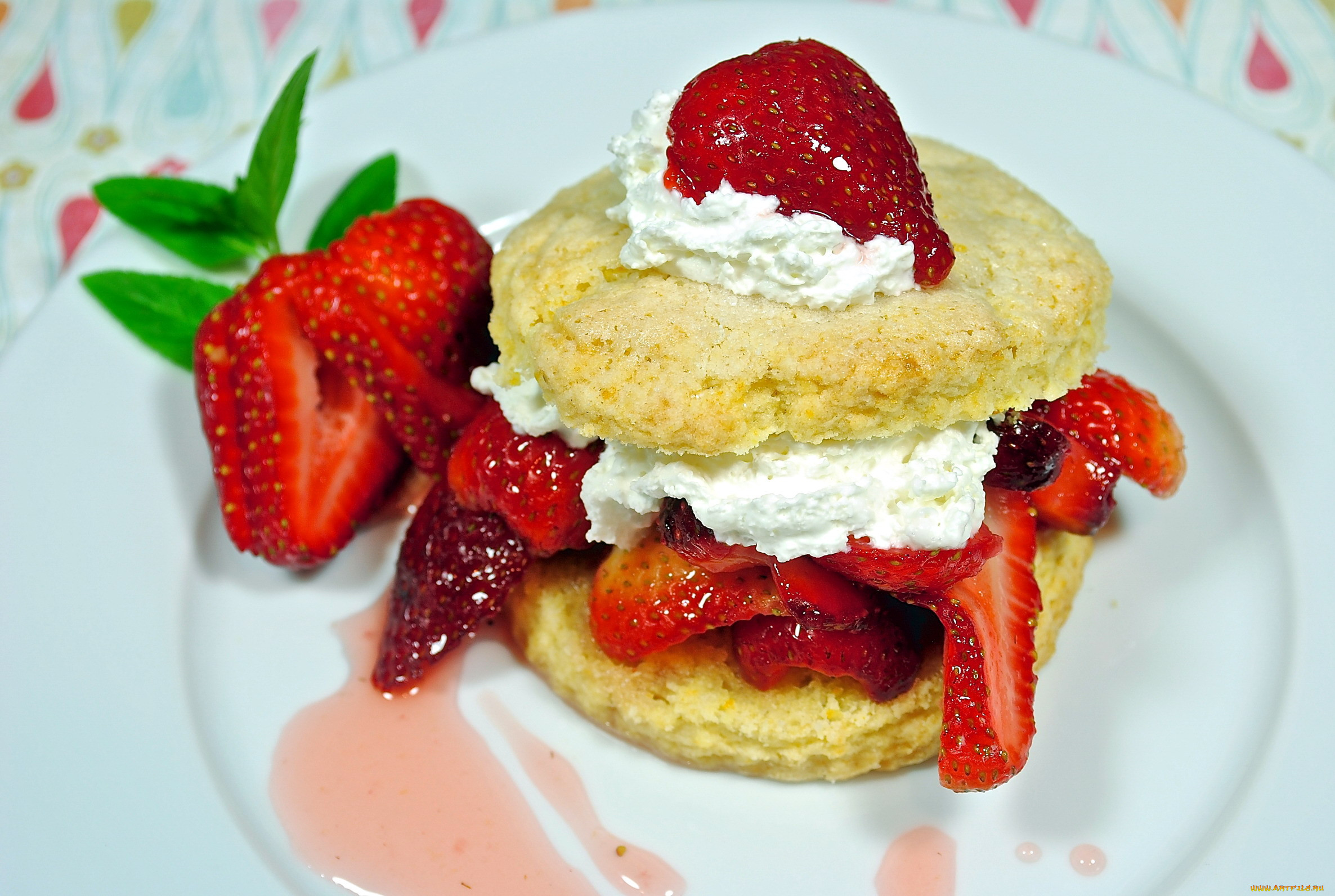 Strawberry Shortcake Dessert